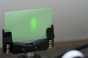 Interferenzmuster Laserlicht