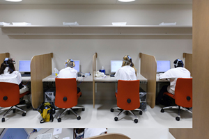 Probandinnen im SNS-Lab