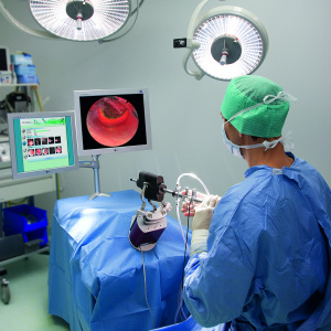 Chirurgie-Simulator im Einsatz