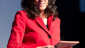 Moderatorin Odette Frey
